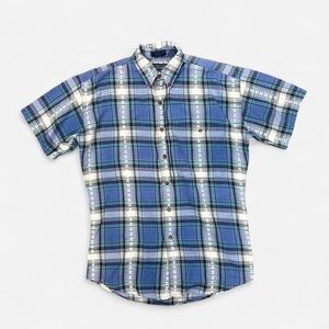 Vintage Chaps Ralph Lauren blue plaid button down